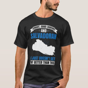 Mens El Salvador   Salvador Flag Salvadoran T-Shirt