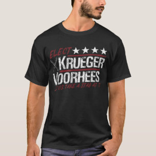 Mens Elect krueger Voorhees Let us take A stab at T-Shirt