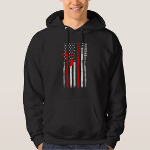 Mens Electric Cable Lineman Husband Father Dad Fat Hoodie