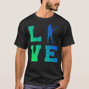 Men's Electric Guitar Player T-Shirt