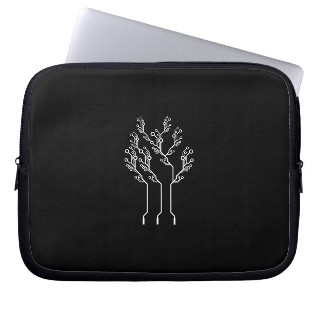 Mens Electrician Electrical Engineer Computer Nerd Laptop Sleeve (Front)