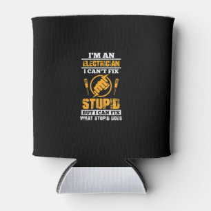 Mens Electricians Funny Im An Electrician I Can't Can Cooler
