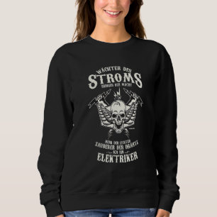 Mens Electrician's Power Monitor Electric Volts Sweatshirt