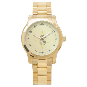 Men's Elegant Gold Oversized Bracelet Classic  Watch