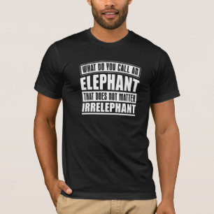 Mens Elephant That Does Not Matter Irrelephant  Da T-Shirt