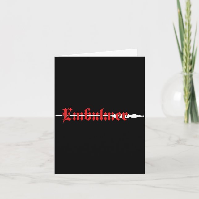 Mens Embalmer Corpse Wrestler Corpse Gift Card (Front)