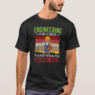Mens Engineer Is Not A Career Technician Engineeri T-Shirt