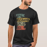 Mens Epic Husband Since 2011. 10Th Wedding Anniver T-Shirt<br><div class="desc">Mens Epic Husband Since 2011. 10th Wedding Anniversary</div>