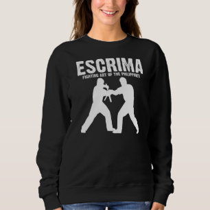 Mens Escrima Fighting Of The Philippines Eskrimado Sweatshirt