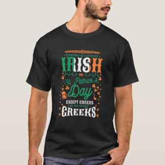 Mens Everyone Is A Little Bit Irish On St. Patrick T-Shirt