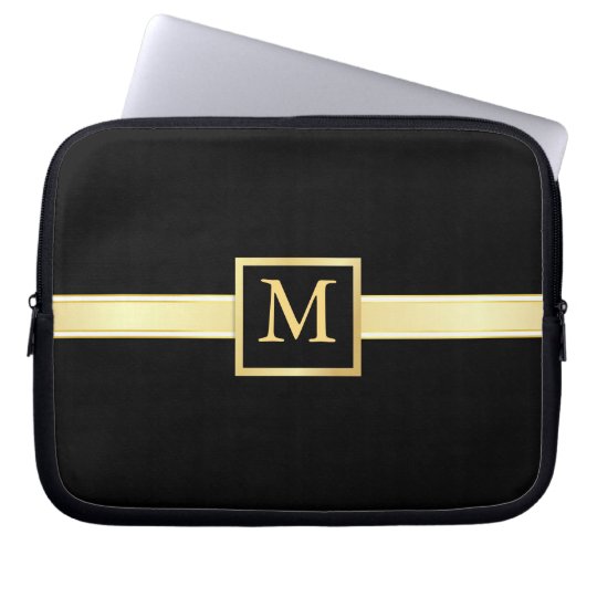 Men's Executive Style Monogram Laptop Skin Laptop Sleeve