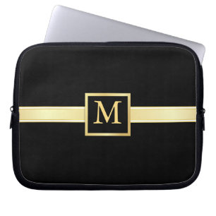 Men's Executive Style Monogram Laptop Skin Sleeve