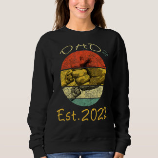 Mens Expectant Dad Second Child Twins Father Fathe Sweatshirt