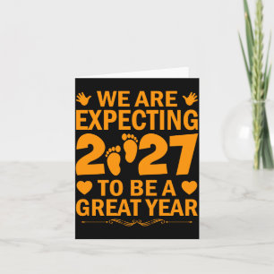 Mens expecting 2027 baby announcement funny family