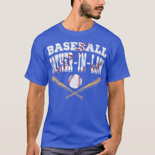 Mens Family Baseball FatherInLaw Baseball Lover Fa T-Shirt