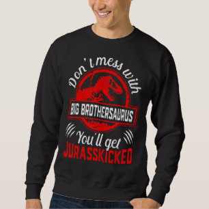 Mens Family Matching Big Brother Dinosaurs Christm Sweatshirt