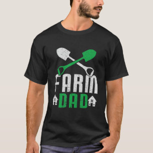 Mens Farm Dad Tractor Farm Daddy  Papa  Farmer Dad T-Shirt