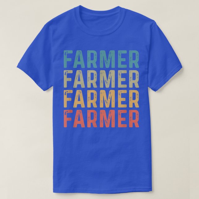 Mens Farmer  T-Shirt (Design Front)