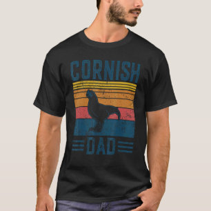 Mens Farming Breed Vintage Cornish Chicken Dad T-Shirt