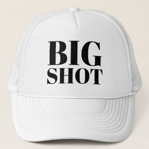 Mens Fashion Funny Novelty Baseball BIG SHOT Trucker Hat