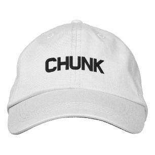 Mens Fashion Funny Novelty Golf CHUNK Embroidered Hat