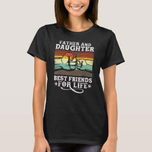 Mens Father And Daughter Fishing Partner For Life  T-Shirt