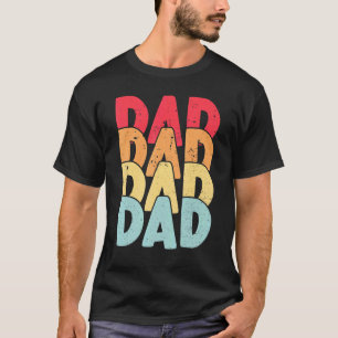 Mens Father Best Dad Ever Vintage Men Husband Fath T-Shirt