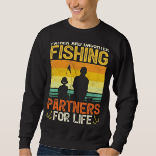 Mens Father & Daughter Fishing Partners Fisherman  Sweatshirt