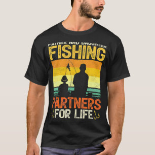 Mens Father & Daughter Fishing Partners Fisherman  T-Shirt