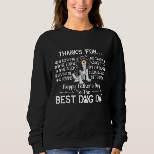 Mens Father Day Cavalier King Charles Spaniel Dad  Sweatshirt