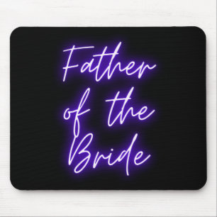 Mens father of the bride shirt matching wedding mouse pad