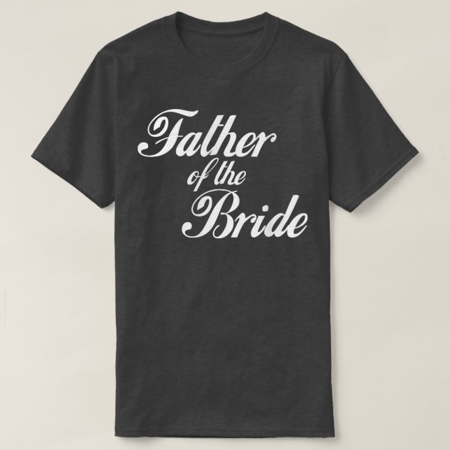 Mens Father of the Bride  T-Shirt (Design Front)