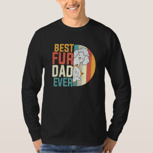 Mens Father's Day Best Fur Dad Ever Dog Cat Kitten T-Shirt