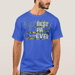 Mens Father's Day Best Pa Ever American Patriotic T-Shirt