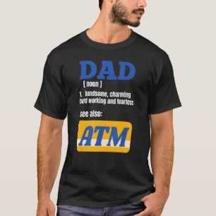 Mens Father's Day Dad Definition Joke Papa Daddy T-Shirt