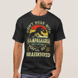 Mens Father's Day Family Matching Grampa Dinosaurs T-Shirt