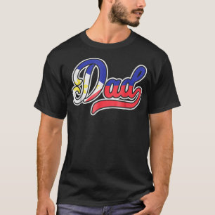 Mens Fathers Day Gift for Filipino Dad Philippine T-Shirt