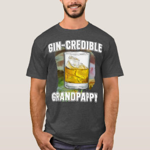Mens Fathers Day Gift Tee GinCredibile Grandpappy