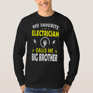 Mens Father's Day My Favourite Electrician Calls M T-Shirt