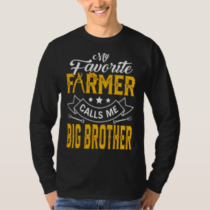 Mens Father's Day My Favourite Farmer Calls Me Big T-Shirt