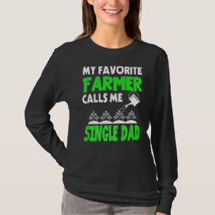 Mens Father's Day My Favourite Farmer Calls Me Sin T-Shirt
