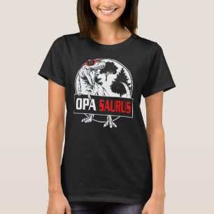 Mens Father's Day Opasaurus Rex Dinosaur Opa Saur T-Shirt