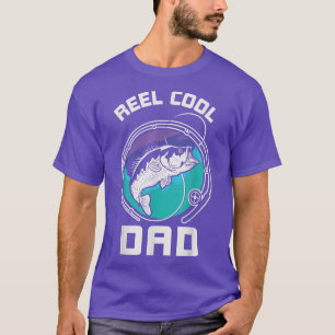 Mens Fathers Day Reel Cool Dad Funny Fatherhood 64 T-Shirt