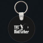 Men's Father's Day Rod Father Fishing Funny Father Key Ring<br><div class="desc">Men's Father's Day Rod Father Fishing Funny Fathers Day</div>