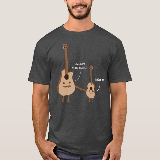 Mens Father's Day Uke Your Dad Ukulele Guitar  T-Shirt (Front)