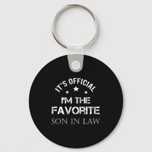 Mens Favorite Son In Law Funny Son In Law Key Ring