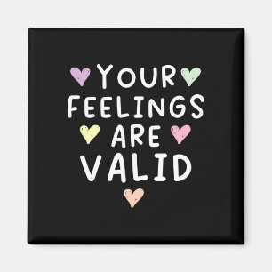 Mens feelings are valid awareness mental health magnet