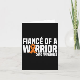 Mens Fiance Of A Warrior Orange Ribbon Rsdcrps Awa Card