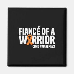 Mens Fiance Of A Warrior Orange Ribbon Rsdcrps Awa Magnet