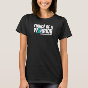 Mens Fiance Of A Warrior Scleroderma Awareness T-Shirt